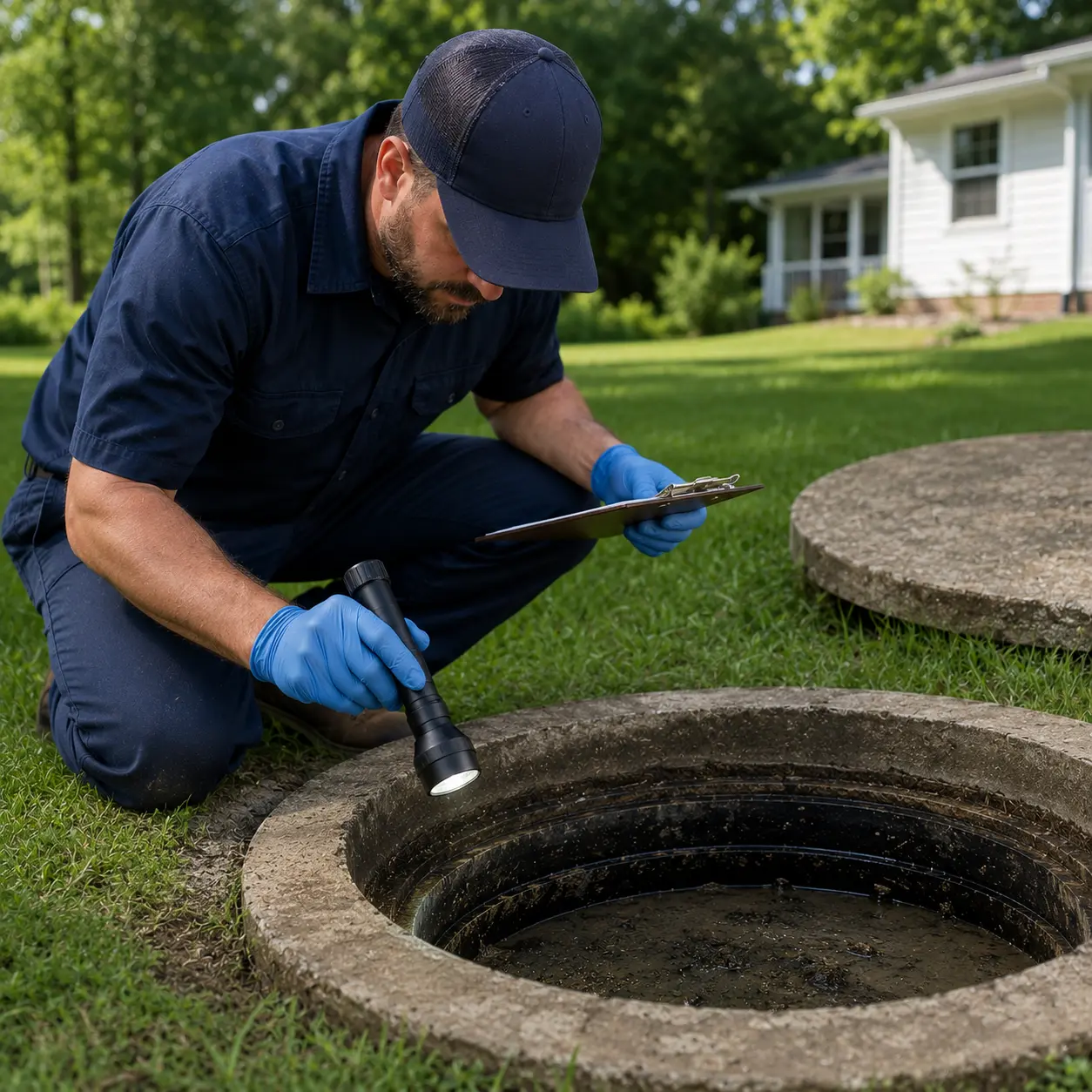 Septic system repair in Stittsville